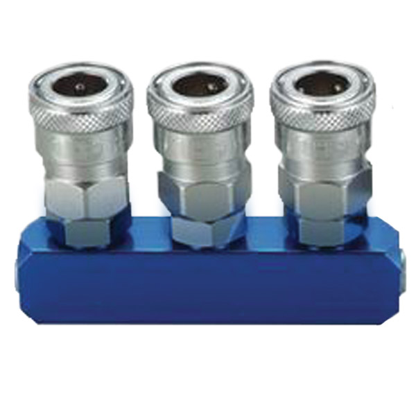 THB MANIFOLD 3 WAY STANDARD COUPLERS 